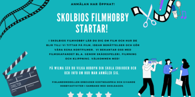 Skolbios filmhobby 2024-2025 – anmälan har öppnat!